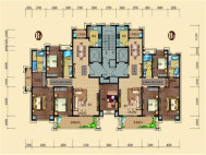 户型图 188户型 188平 朝南 售罄