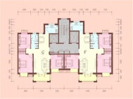 户型图 118户型 118平 朝南 在售