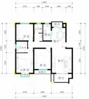 户型图 户型A 126平 朝南北 售罄