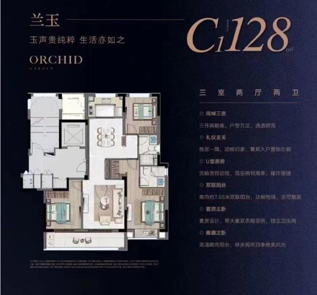 C1-128户型户型图