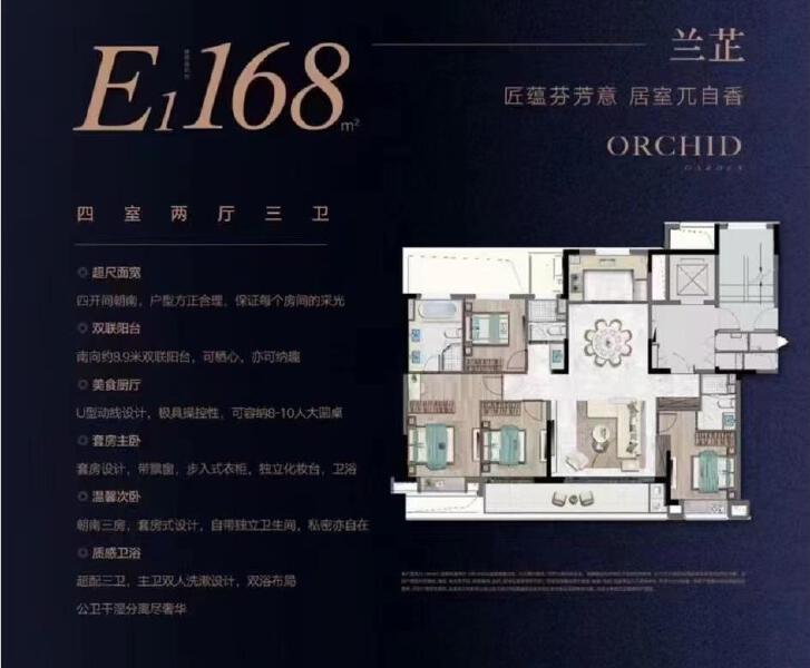 E1-168户型户型图