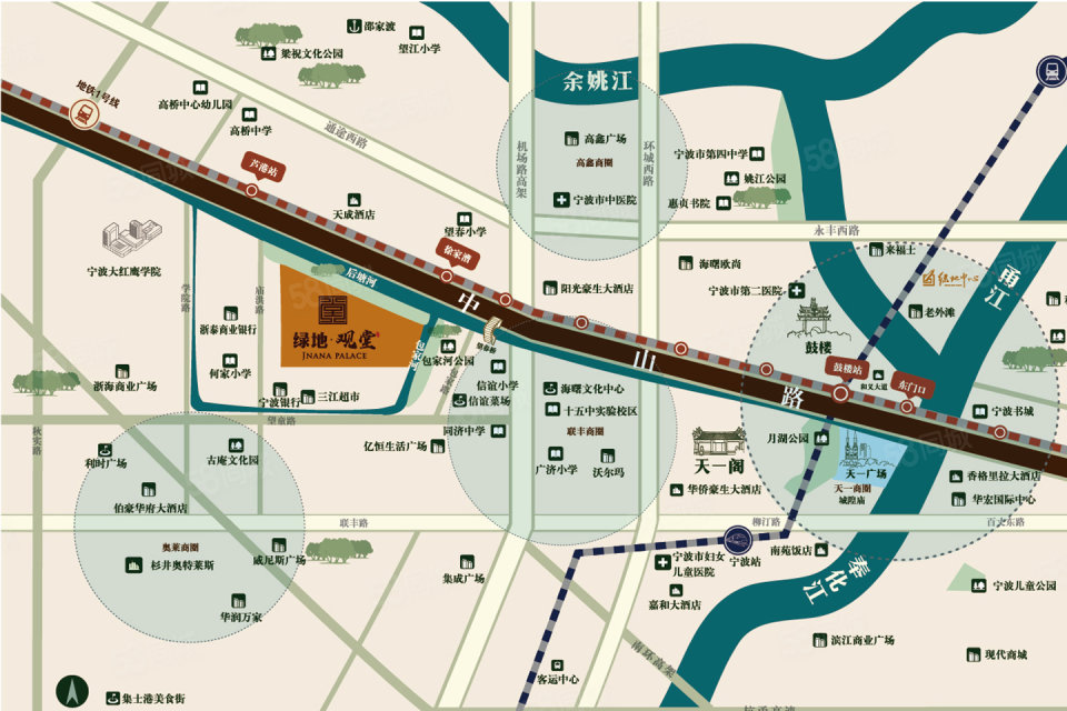 绿地观堂，别墅4室2厅2卫，150.00㎡，毛坯，售价450万 二手房