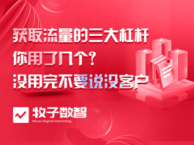 获取流量的三大杠杆，你用了几个？没用完不要说没客户
