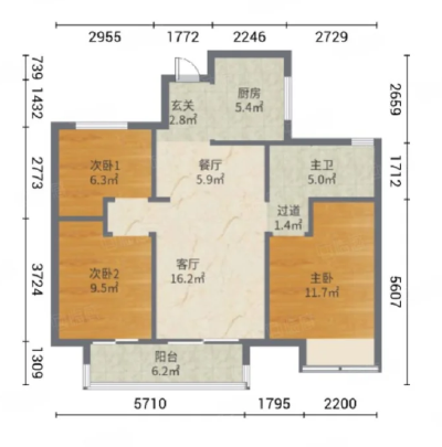 觅小 北郊双学区 次新小区 