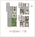 251平下叠4室3厅3卫