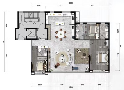 4室2厅10卫，195㎡，售价455万